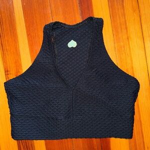 NWOT Booty by Brabants Croco Skin Sports Bra